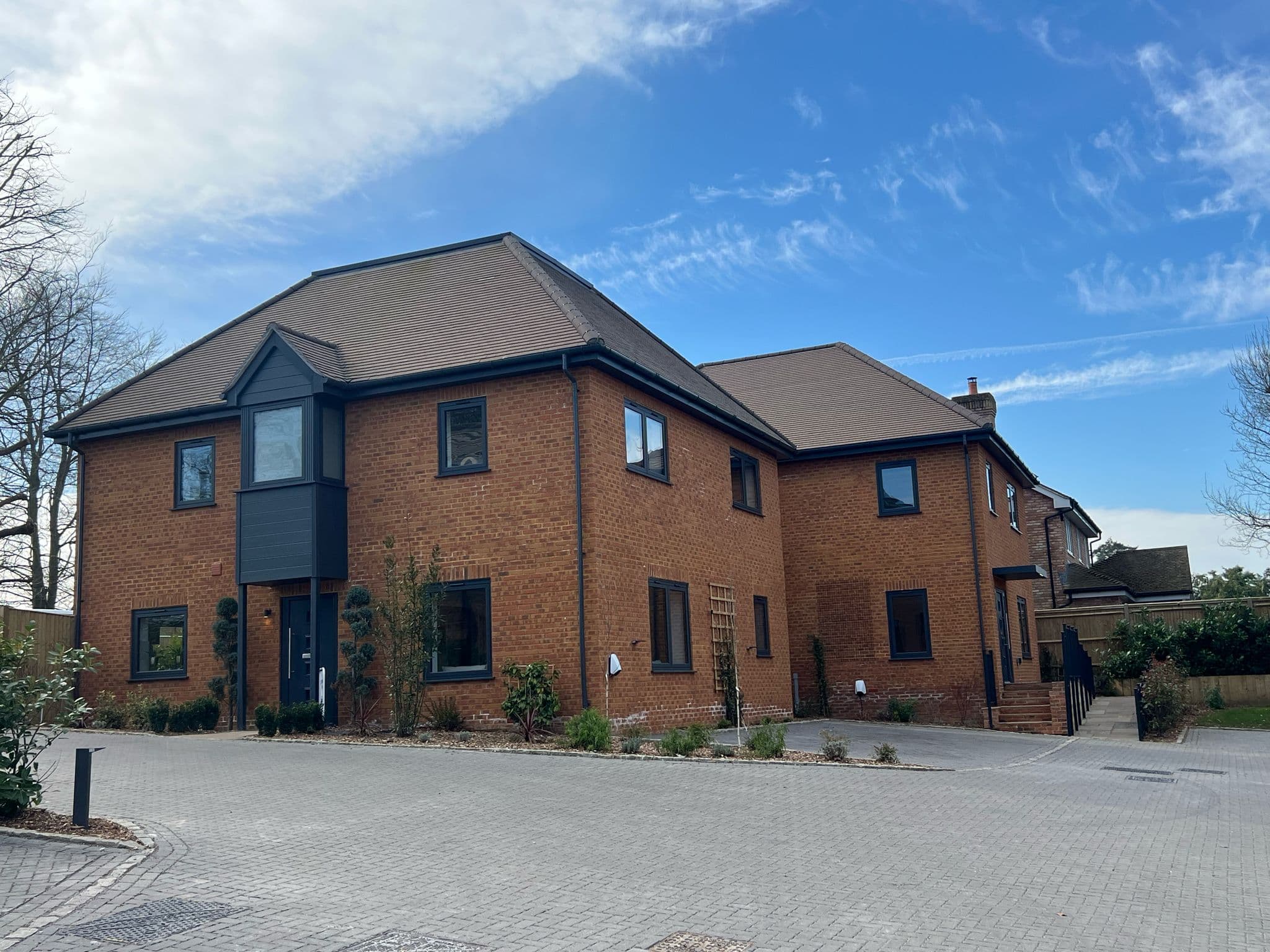 New build glazing installation