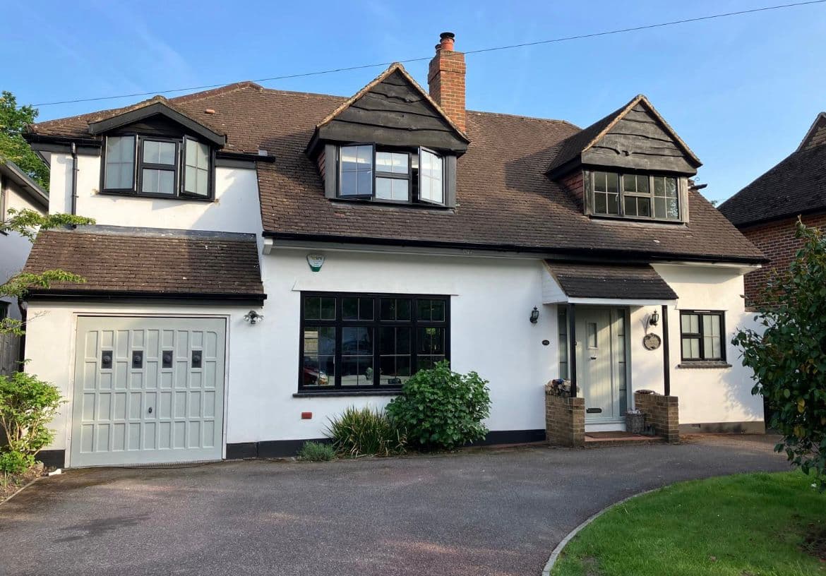 uPVC windows on a Surrey home