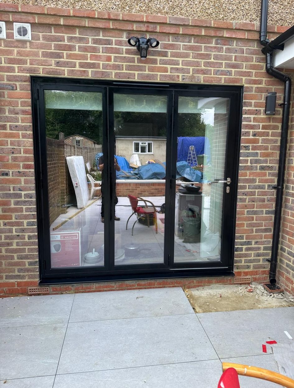 Origin Global “OB49” bifold doors in black