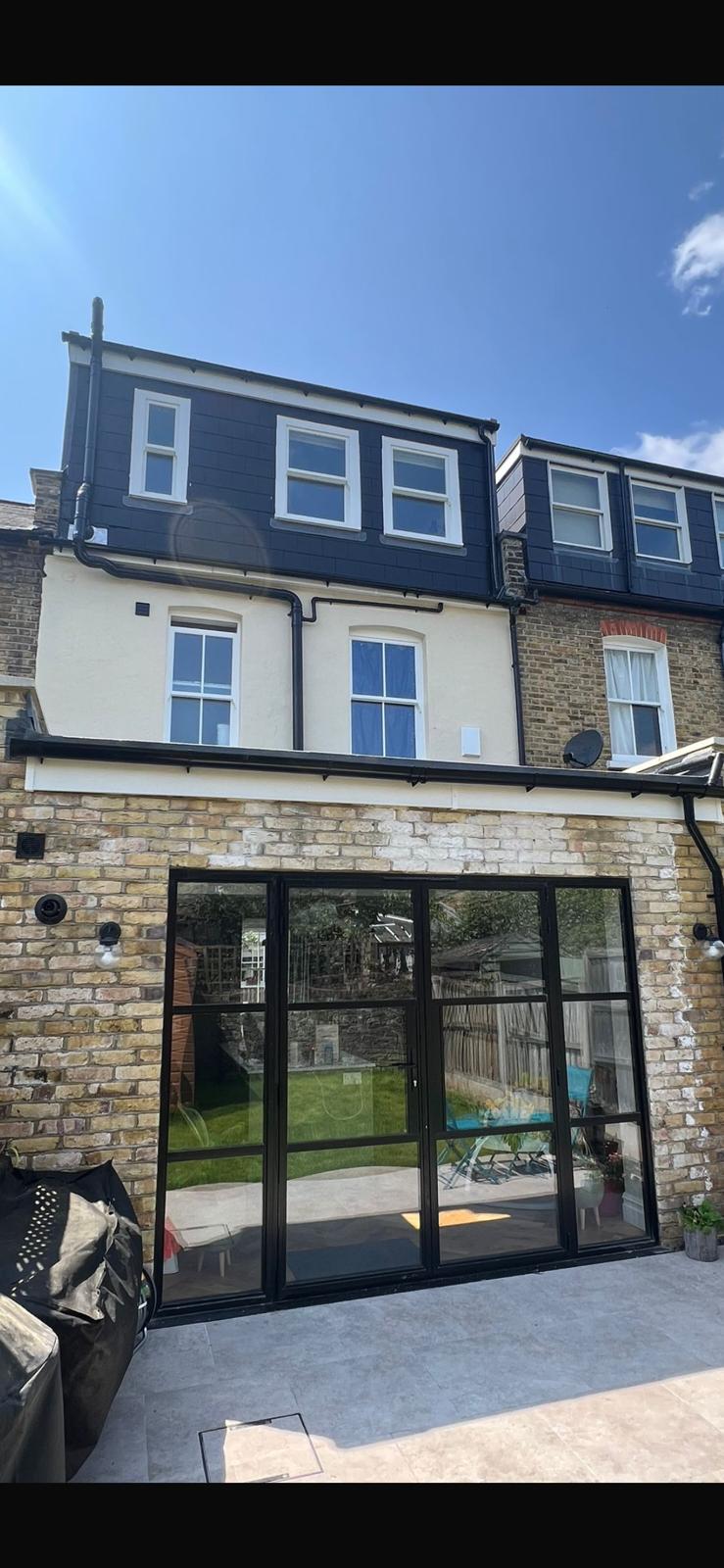 Smart Heritage aluminium door in black
