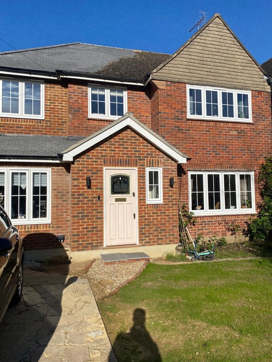 Timberlook flush casements with Georgian bar.