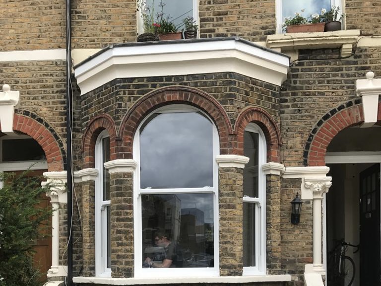 uPVC plastic window white in surrey house